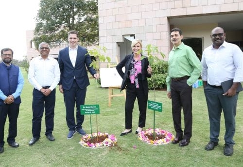 Mato Njavro and Kolinda Grabar Kitarović visit India and established cooperation with India’s most prestigious business school, Indian School of Business (March 2023)