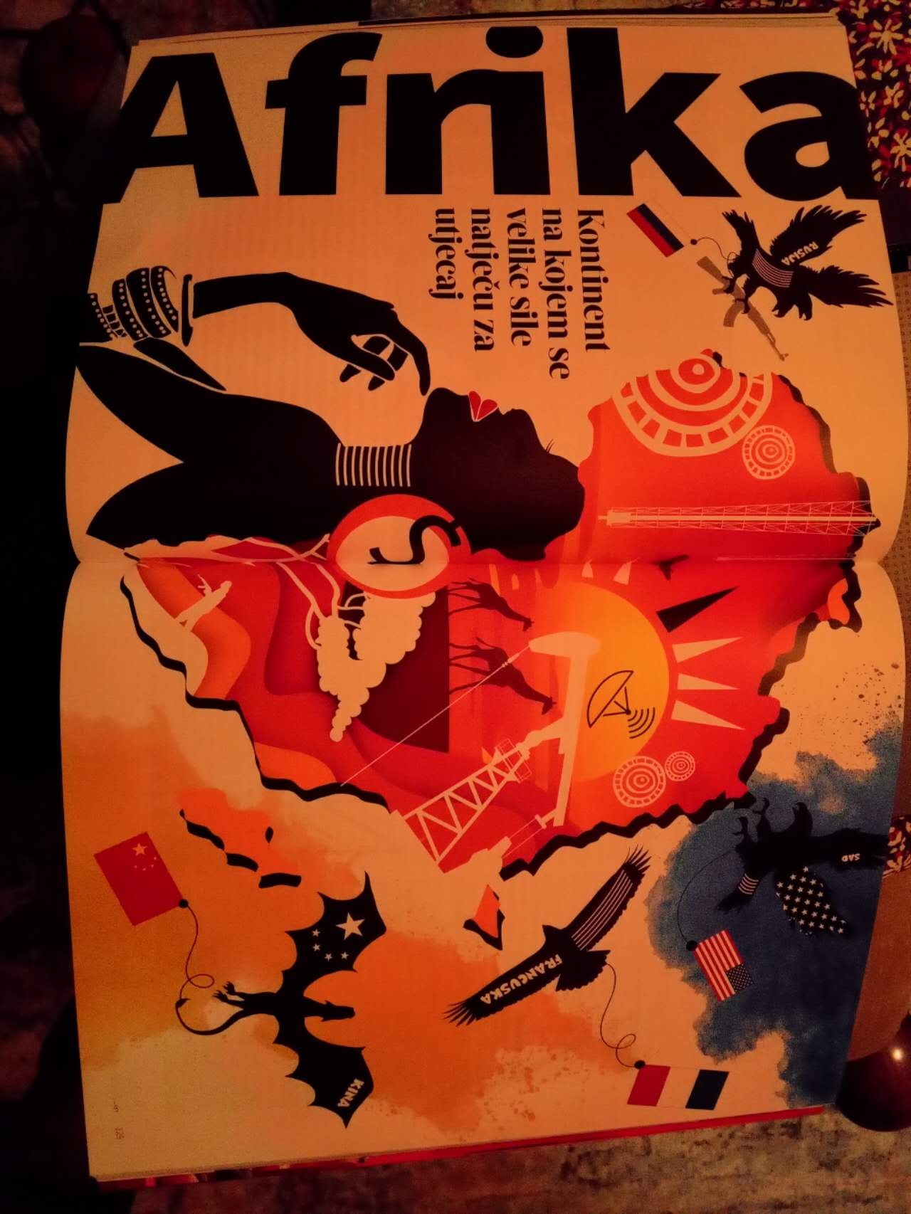 Afrika: Kontinent na kojem se velike sile natječu za utjecaj (Africa: A continent where great powers compete for influence), published in Hrvatska i svijet 2023 (Special edition of Večernji list), January 2023, pp. 128-135.